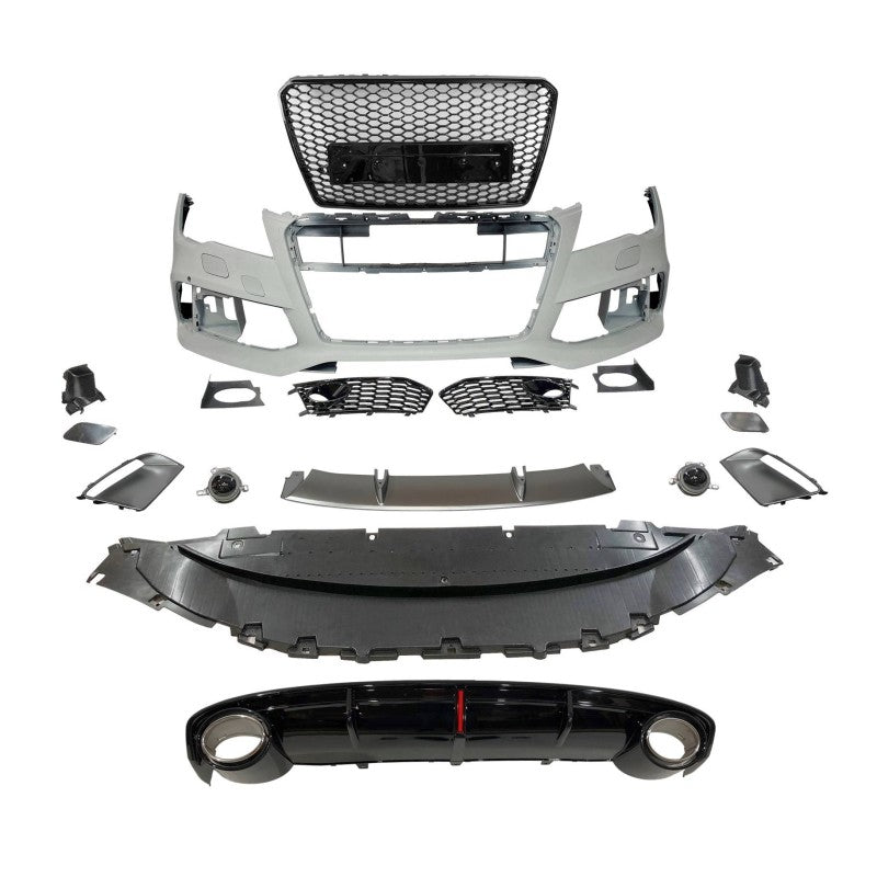 Audi A7 2011-14 S-Line to RS7 Style Front Bumper & Diffuser