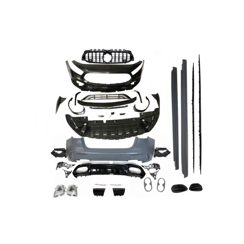 Mercedes W177 A45 Design Kit with Gloss Black GT Grill