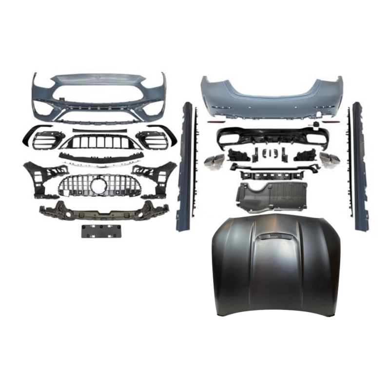 Mercedes W206 4D C63 BVR Design AMG Style Kit with Bonnet