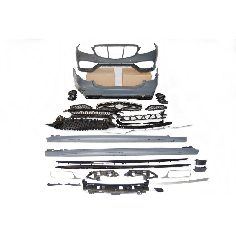 Mercedes W212 2014-15 4D E63 AMG Style Kit with Sensors