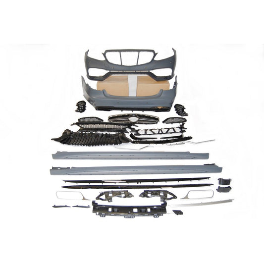 Mercedes W212 2014-15 4D E63 AMG Style Kit with Sensors