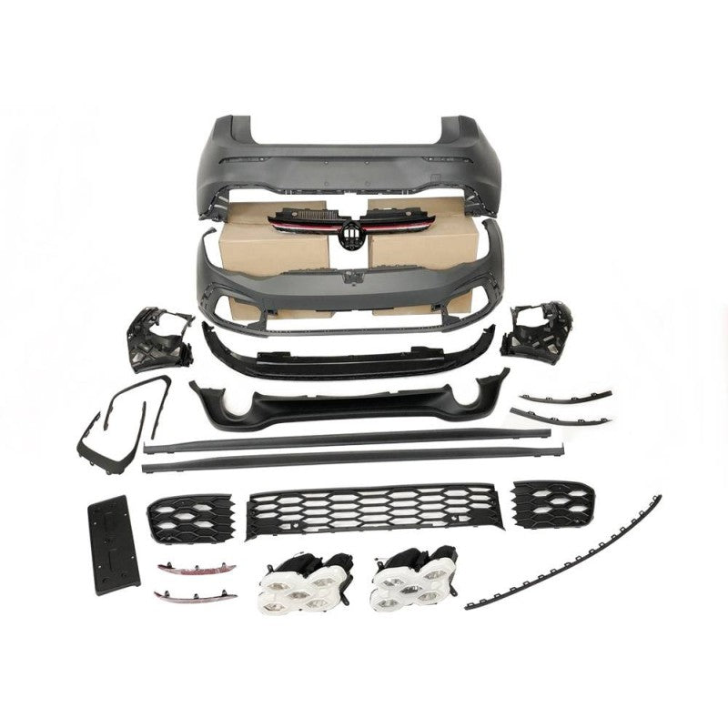 Volkswagen Golf 8 3/5D 2019-23 GTI Style Twin Exhaust Kit