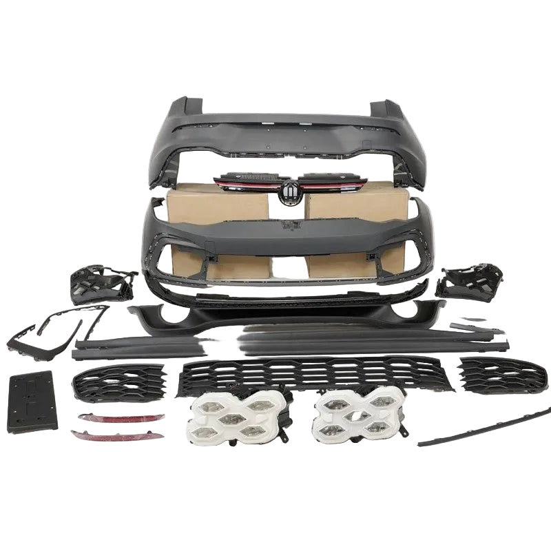 Volkswagen Golf 8 3/5D 2019-23 GTI Style Twin Exhaust Kit