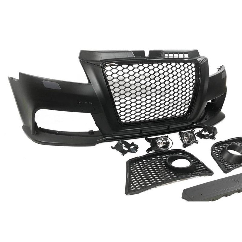 Audi A3 & Sportback 09-12 RS3 Style Front Bumper with Fog Lamps