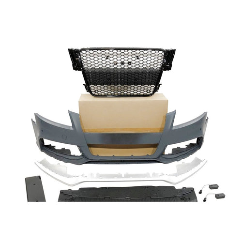 Audi A5 Coupe / Sportback 2007-2012 RS5 Style Front Bumper & Gloss Black Spoiler