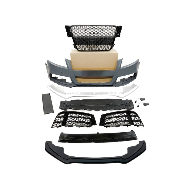 Audi A5 Coupe / Sportback 2007-2012 RS5 Style Front Bumper & Gloss Black Spoiler
