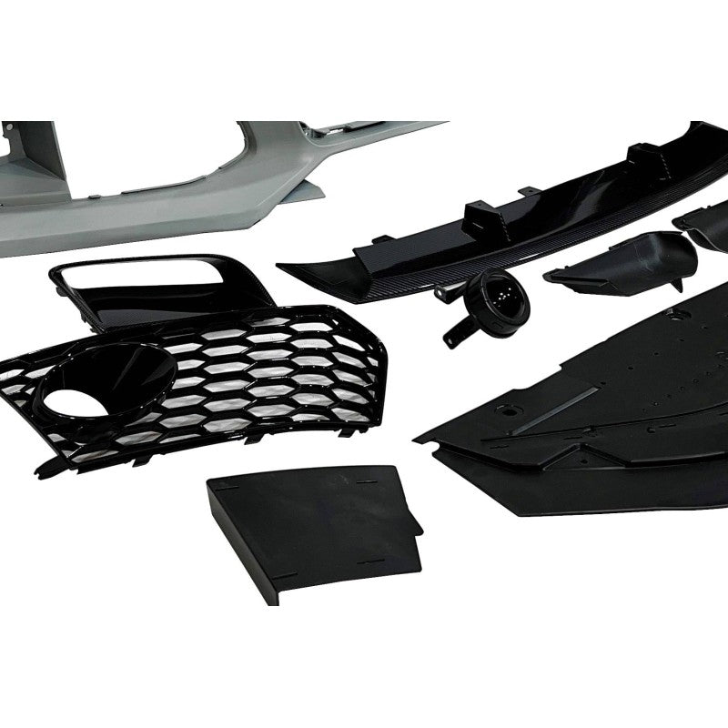 Audi A6 2015-2018 C7 RS6 Style Front Bumper with Carbon Look