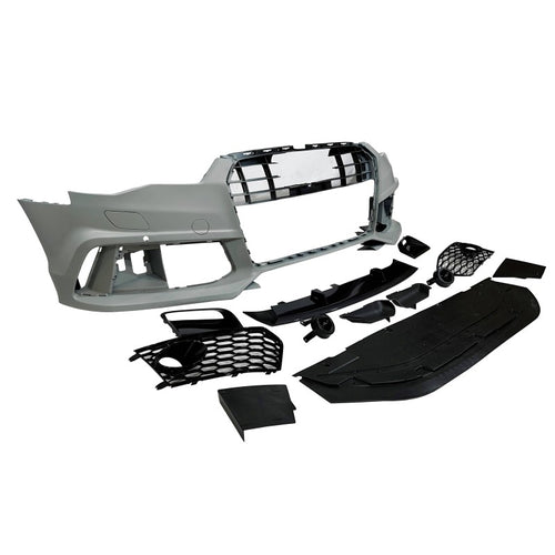 Audi A6 2015-2018 C7 RS6 Style Front Bumper with Carbon Look