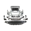 Audi A7 2011-14 RS7 Style Front Bumper & Gloss Black Spoiler