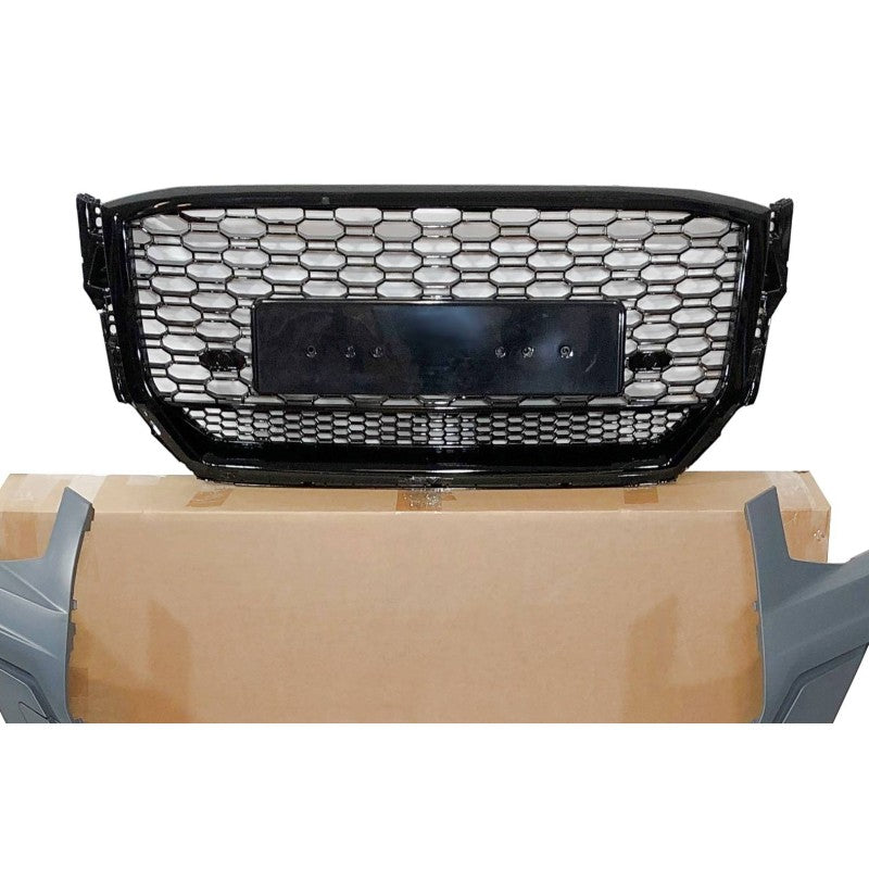 Audi Q2 2016-22 RSQ2 Style Front Bumper & Honeycomb Grill