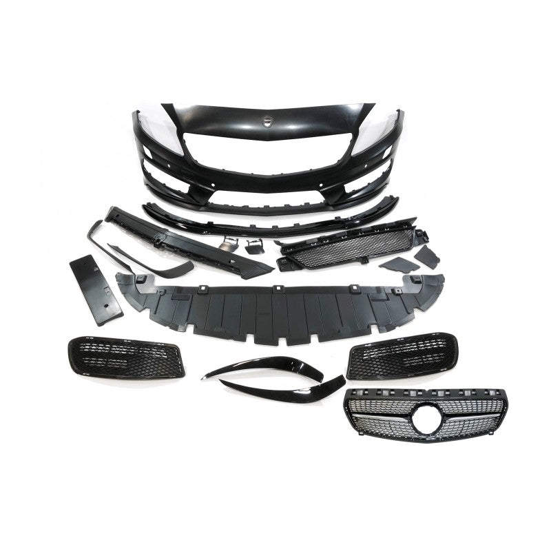 Mercedes W176 2012/15 AMG A45 Style Bumper with Sensors & Grill