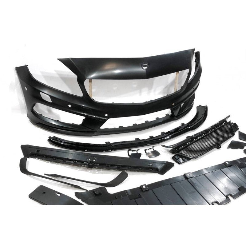 Mercedes W176 2012/15 AMG A45 Style Bumper with Sensors & Grill
