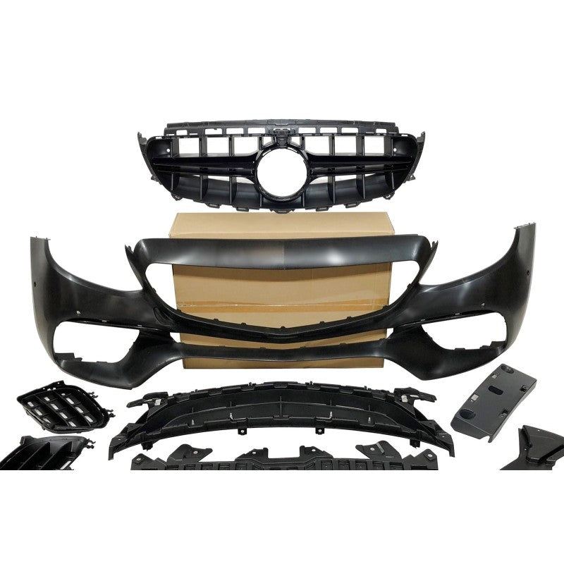 Mercedes W213 4D 2016-19 / C238 E63 AMG Style Front Bumper