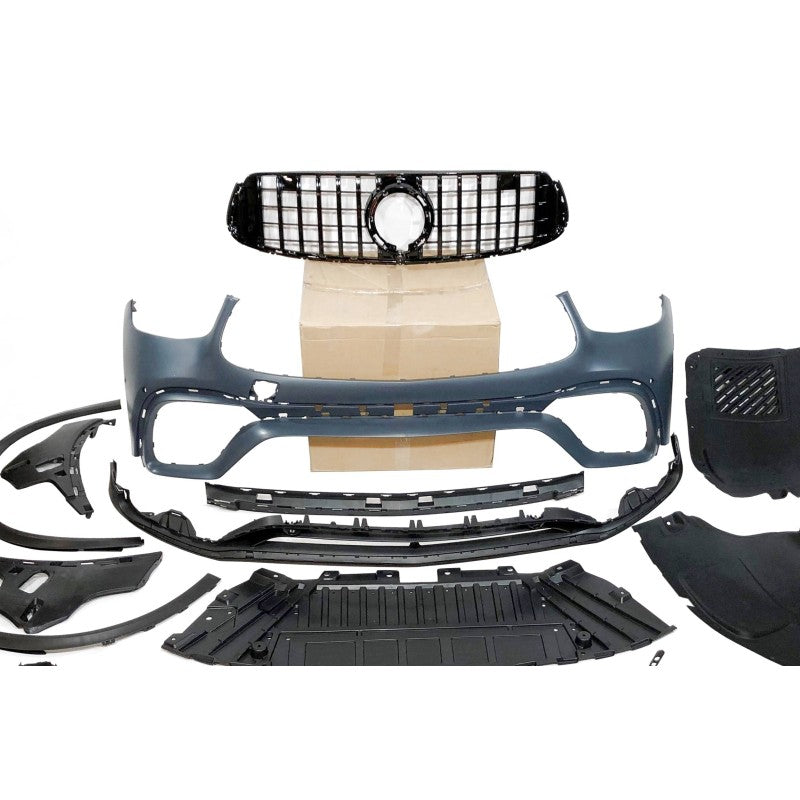 Mercedes X253 / C253 GLC 2020-22 to GLC63 AMG Style Front Bumper