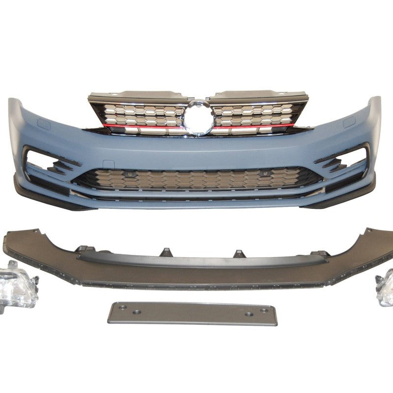 Volkswagen Jetta GLI 2015 Front Bumper & Spoiler