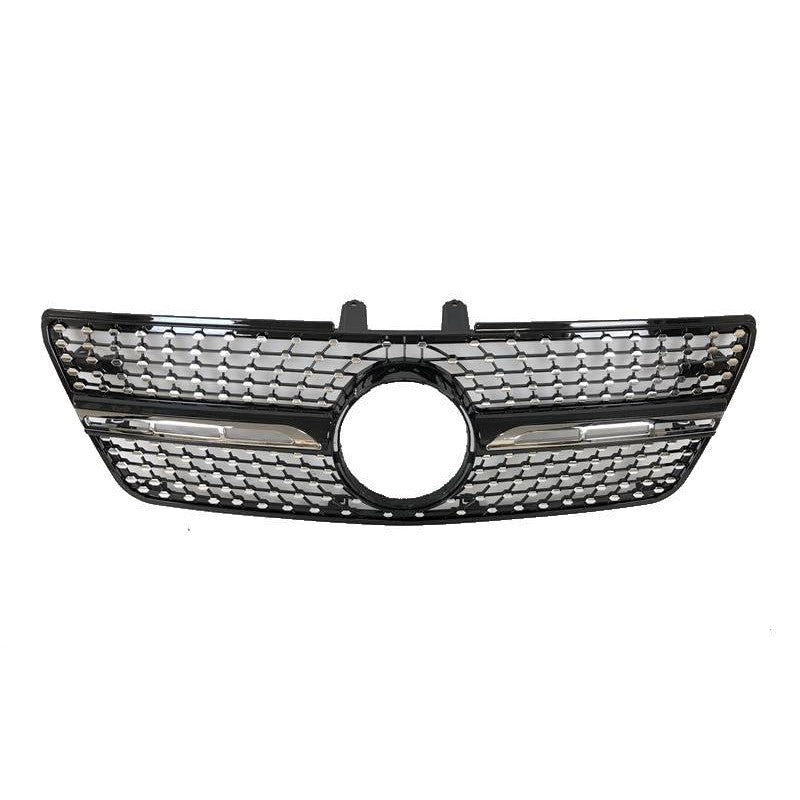 Mercedes W164 LCI 2009-02012 Диамантено черна предна решетка