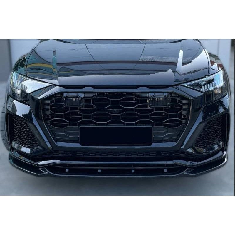 Audi Q8 RSQ8 Glossy Black Front Spoiler