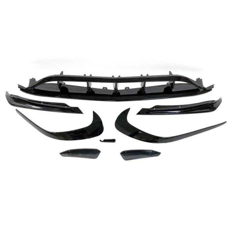 Mercedes W176 2016> AMG A45 Design Glossy Black Front Spoiler