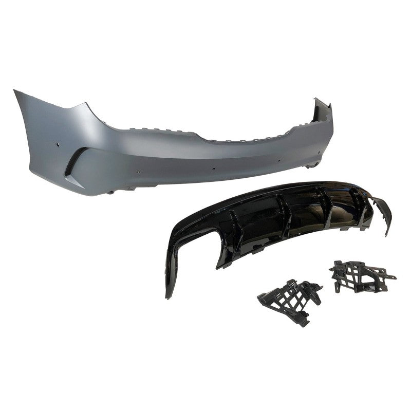 Mercedes W117 2013-2018 LCI 4P / SW AMG A45 Style Rear Bumper