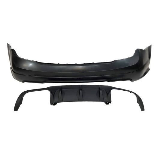 Mercedes W204 11-13 2-4P AMG C63 Parktronic Rear Bumper