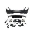 Mercedes W205 2014/18 4D C43 Style Rear Bumper with Tailpipes