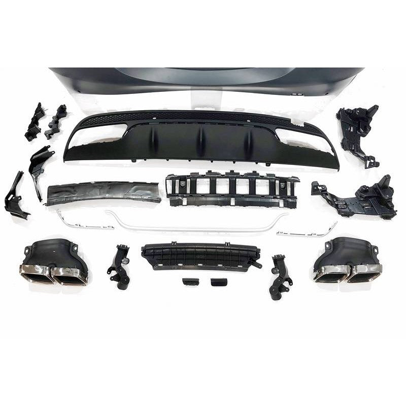 Mercedes W205 2014/18 4D C63 Style Rear Bumper