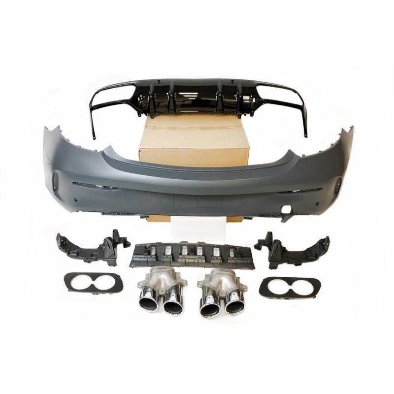 Mercedes W205 Coupe 2014/18 to 2019+ E53 Style Rear Bumper