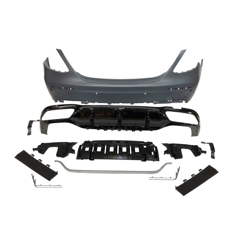 Mercedes W213 2016-19 E63 Style Rear Bumper