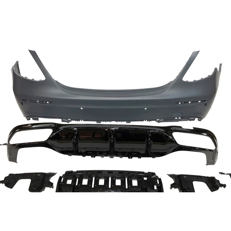 Mercedes W213 2016-19 E63 Style Rear Bumper
