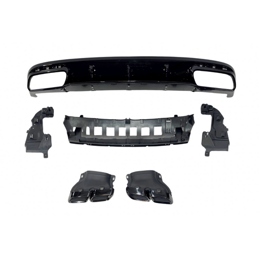 Mercedes C217 Coupe 2014-2020 Facelift S63 Style Rear Diffuser