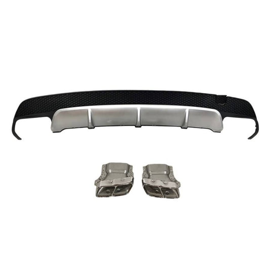 Mercedes CLA W117 2013-2018 4D/SW A45 Design Rear Diffuser