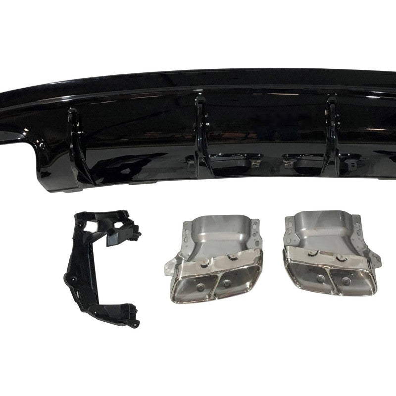 Mercedes CLA W117 2013-2015 4D/SW Facelift A45 Style Rear Diffuser
