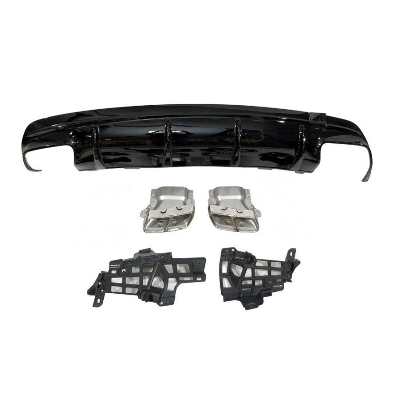 Mercedes CLA W117 2016-2018 4D/SW Style Facelift A45 Rear Diffuser