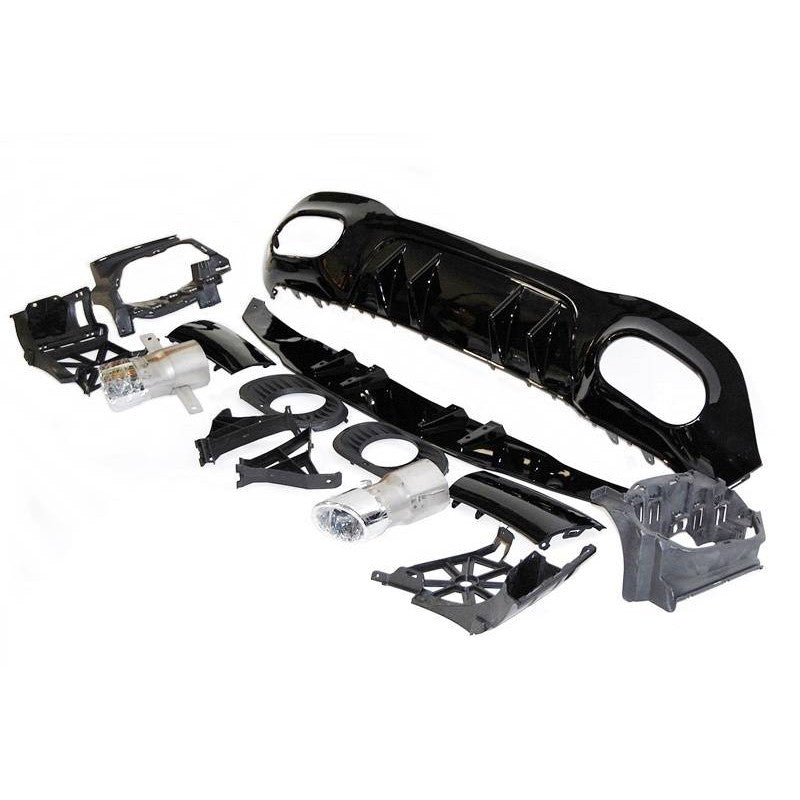 Mercedes V177 AMG Style A35 4 Doors Rear Diffuser
