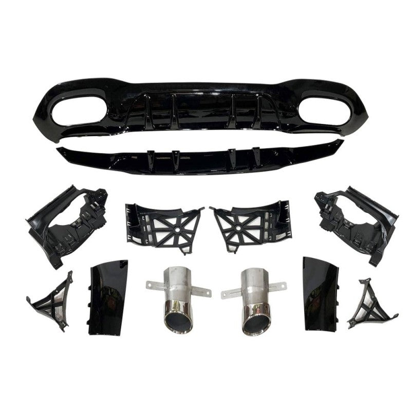 Mercedes V177 AMG A35 Style 4 Door Diffuser