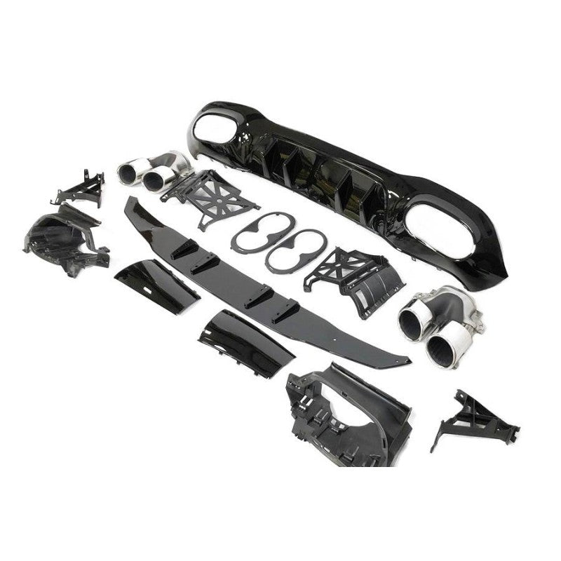 Mercedes V177 AMG Style A45 4 Doors Rear Diffuser