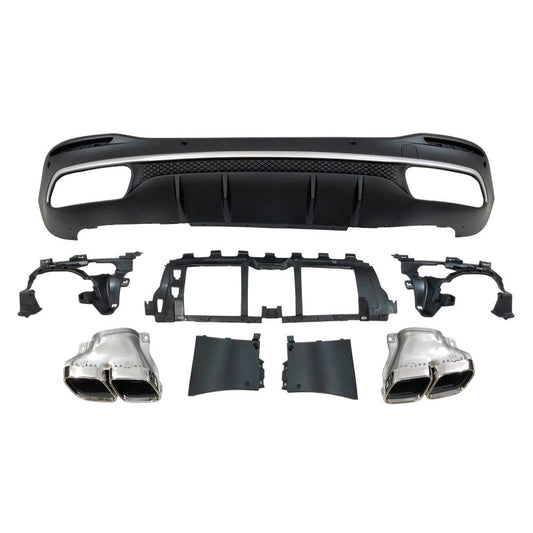 Mercedes W167 GLE 2020 Rear Diffuser - Tails