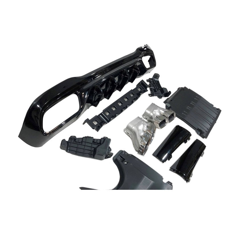 Mercedes W206 Sedan / SW C63 Style Rear Diffuser