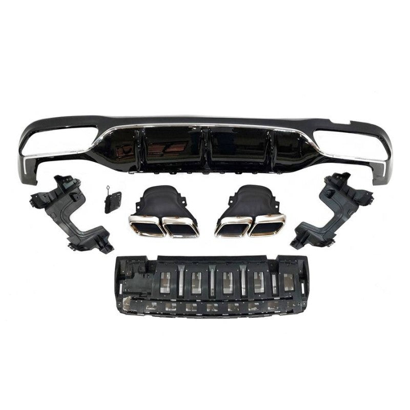 Mercedes W213 4D / Station Wagon E63 AMG Style Rear Diffuser