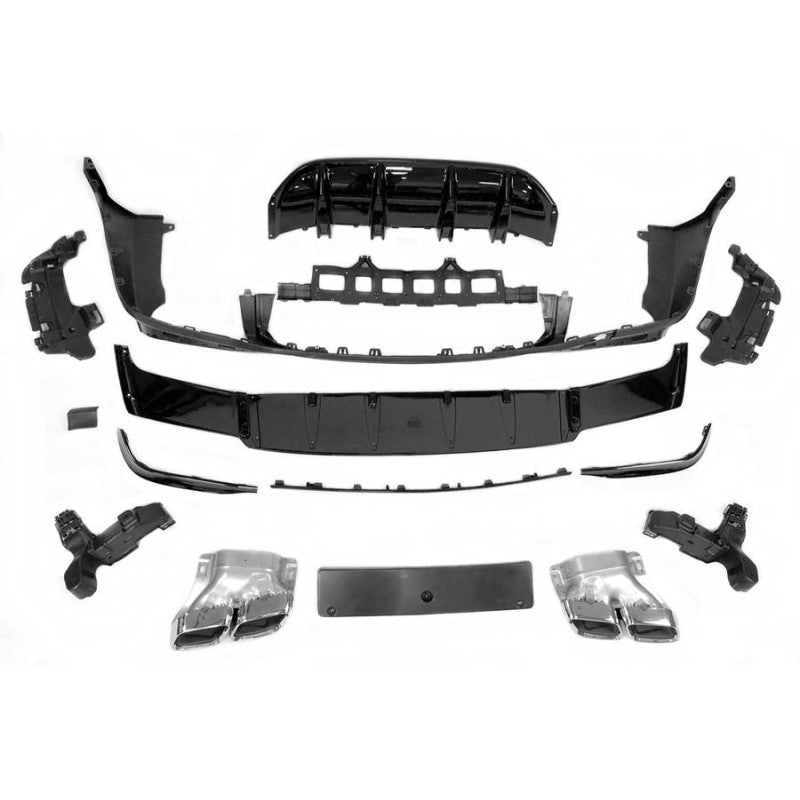 Mercedes X253 GLC 2020+ to GLC 63 AMG Style Rear Diffuser