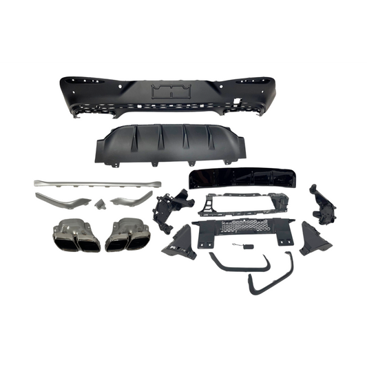 Mercedes X254 GLC 2023+ Coupe AMG Style GLC63 Rear Diffuser