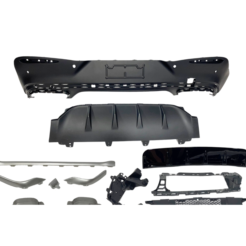 Mercedes X254 GLC 2023+ Coupe AMG Style GLC63 Rear Diffuser