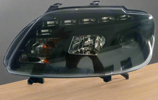 Caddy 05 Black Set Of Headlamps Day Lights