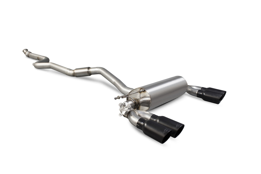 Scorpion Cat-back system with electronic valve Valved - M2 F87 Non GPF Model Only - 2016 - 2018 - SBM075CF