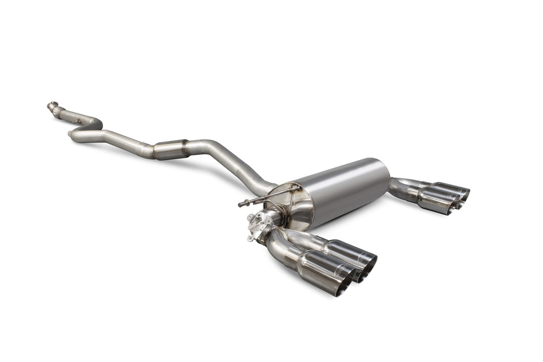 Scorpion Cat-back system with electronic valve - Valved - M2 F87 Non GPF Model Only - 2016 - 2019 - SBM075