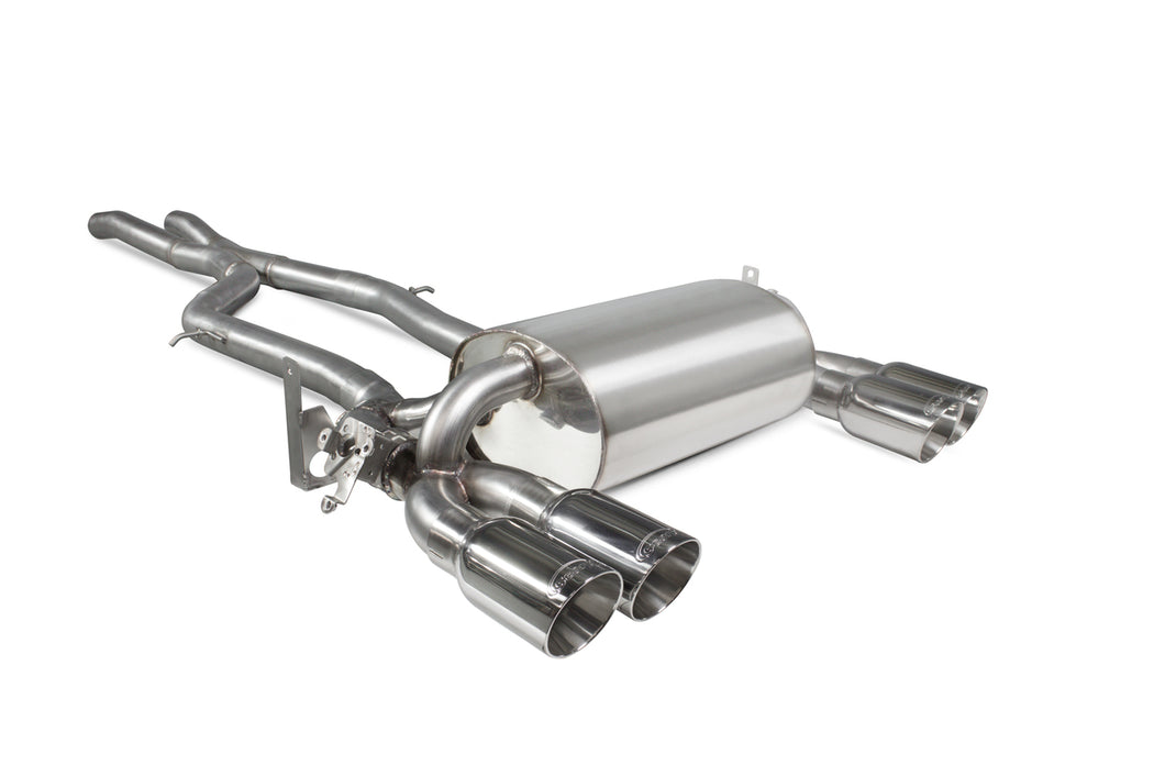 Scorpion Non-res cat-back system with electronic valves - Valved - F80 M3 - 2014 - 2018 - SBMS073