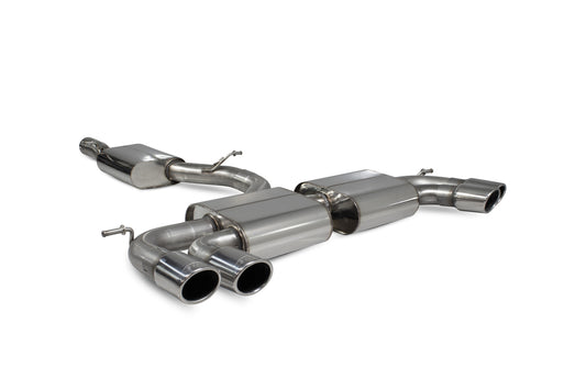 Scorpion Resonated cat-back system Non-valved - Golf R MK7.5 Facelift GPF & Non GPF Models 2017 - 2019 - SVW055