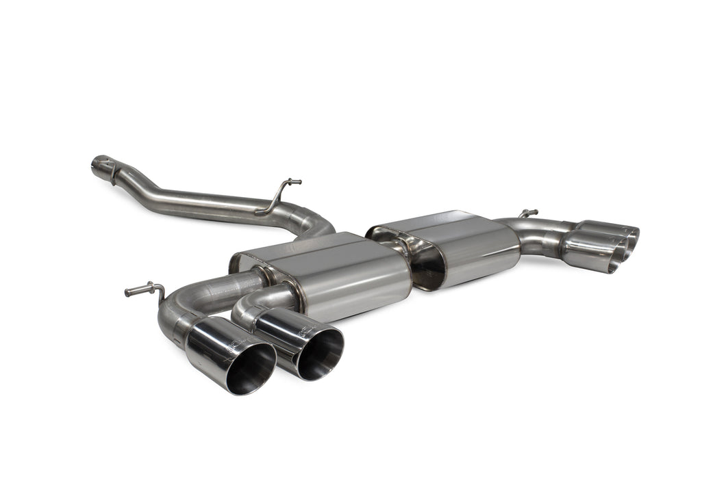 Scorpion Non-res cat-back system Non-valved - Golf R MK7.5 Facelift GPF & Non GPF Models 2017 - 2019 - SVWS055D